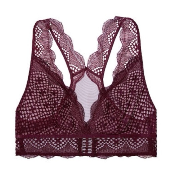 ⬇️Last Victoria's Secret Lace Mesh Bralette S - Picture 3 of 4